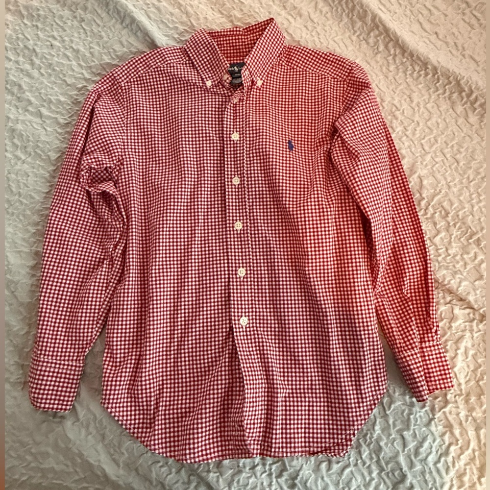 Ralph Lauren Red Gingham Kid’s Shirt
